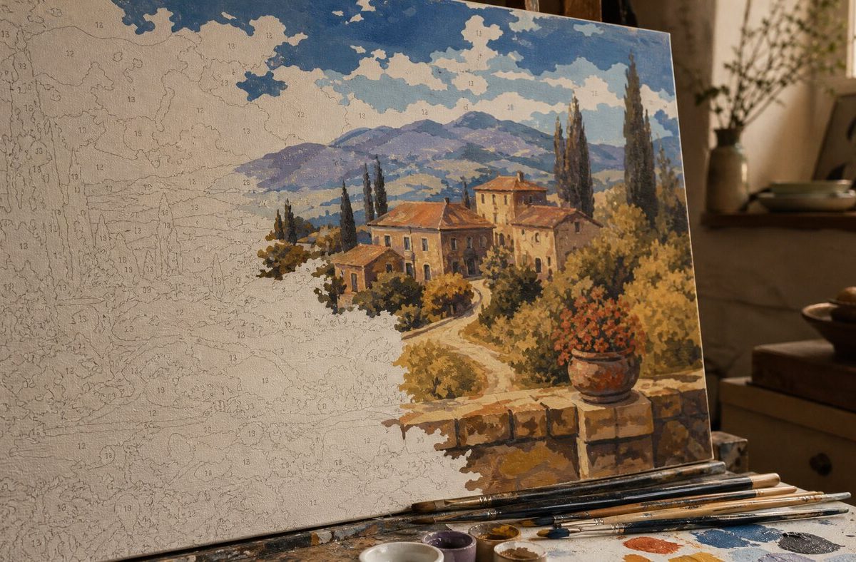 Pittura a numeri per soggetto: paesaggi, animali, fiori e maestri